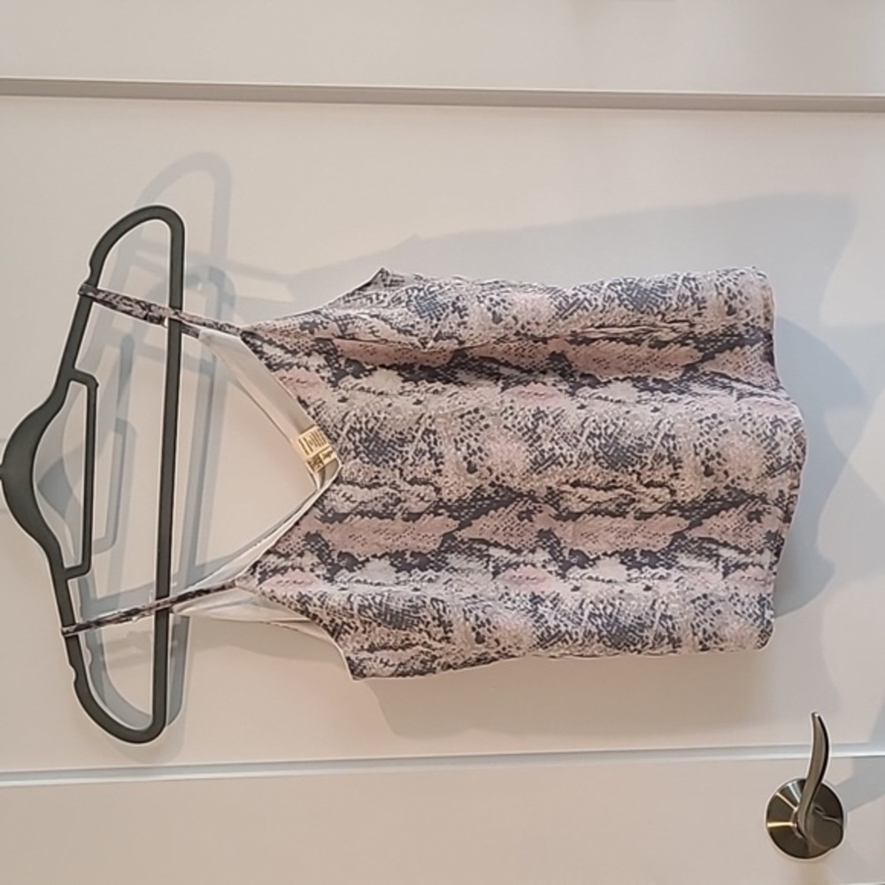 Snake skin cami top